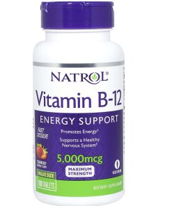 ویتامین ب 12 ناترول 5000 میکروگرم 100 عدد NATROL VUTAMIN B12