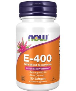 ویتامین ای ناو 50 عدد Now Vitamin E-400