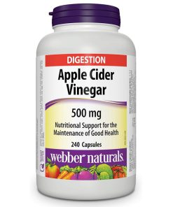 کپسول سرکه سیب وبر نچرالز 240 عدد Webber Naturals Apple Cider Vinegar