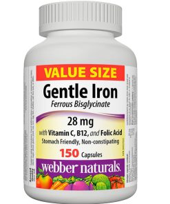 قرص آهن وبر نچرالز 150 عدد Webber Naturals Gentle Iron