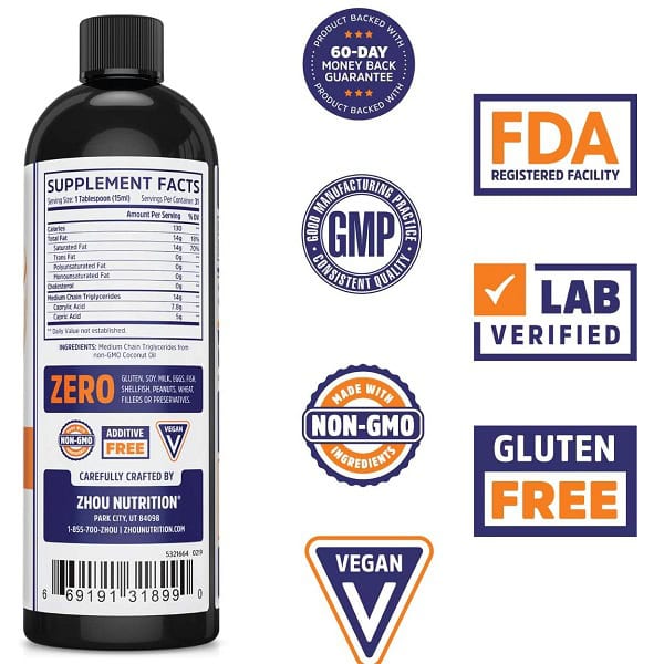 روغن ام سی تی ژو Zhou MCT Oil 2 روغن ام سی تی ژو Zhou MCT Oil