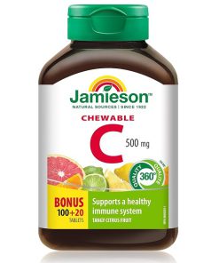 ویتامین سی جمیسون 500 میلی 120 عدد Jamieson Vitamin C