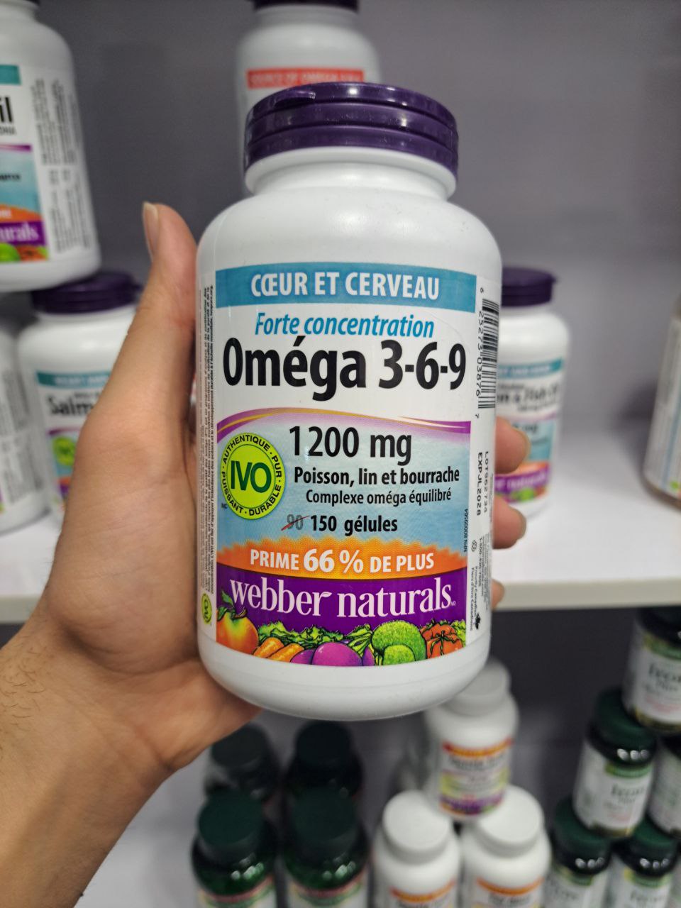 امگا 369 وبر نچرالز 1200 میلی گرم Webber Omega 3-6-9 5 امگا 369 وبر نچرالز 1200 میلی گرم Webber Omega 3-6-9