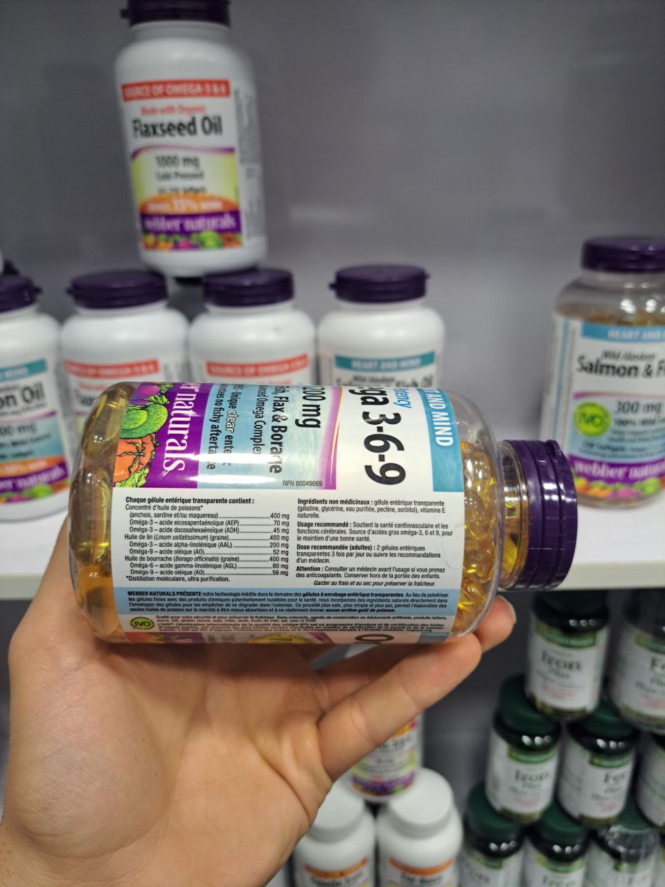 امگا 369 وبر نچرالز 1200 میلی گرم Webber Omega 3-6-9 10 امگا 369 وبر نچرالز 1200 میلی گرم Webber Omega 3-6-9