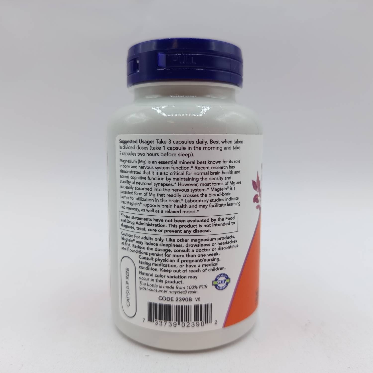 منیزیم ترئونات ناو 90 عدد NOW Magtein Magnesium L-Threonate 8 منیزیم ترئونات ناو 90 عدد NOW Magtein Magnesium L-Threonate