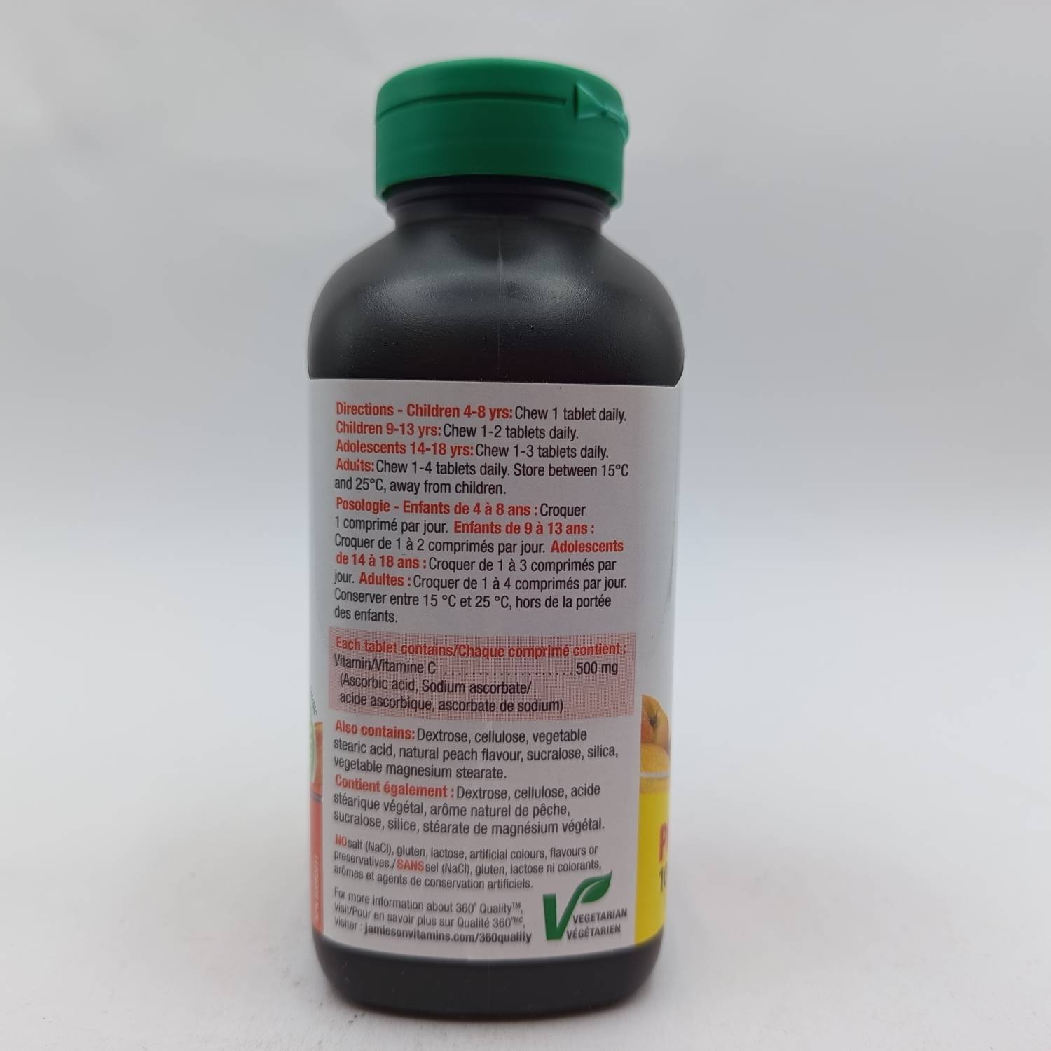 ویتامین سی جمیسون 500 میلی 120 عدد Jamieson Vitamin C 4 ویتامین سی جمیسون 500 میلی 120 عدد Jamieson Vitamin C