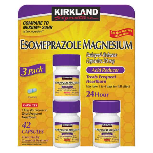 اسومپرازول منیزیم کرکلند Kirkland Esomeprazole Magnesium 1 اسومپرازول منیزیم کرکلند Kirkland Esomeprazole Magnesium