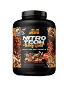 وی گلد ماسل تک کره بادام زمینی  MuscleTech Nitro-Tech Whey Gold