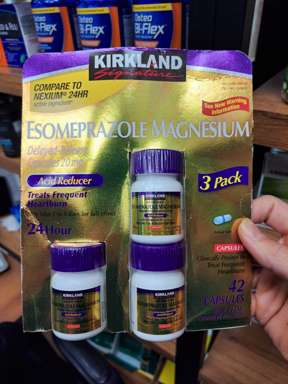 اسومپرازول منیزیم کرکلند Kirkland Esomeprazole Magnesium 2 اسومپرازول منیزیم کرکلند Kirkland Esomeprazole Magnesium