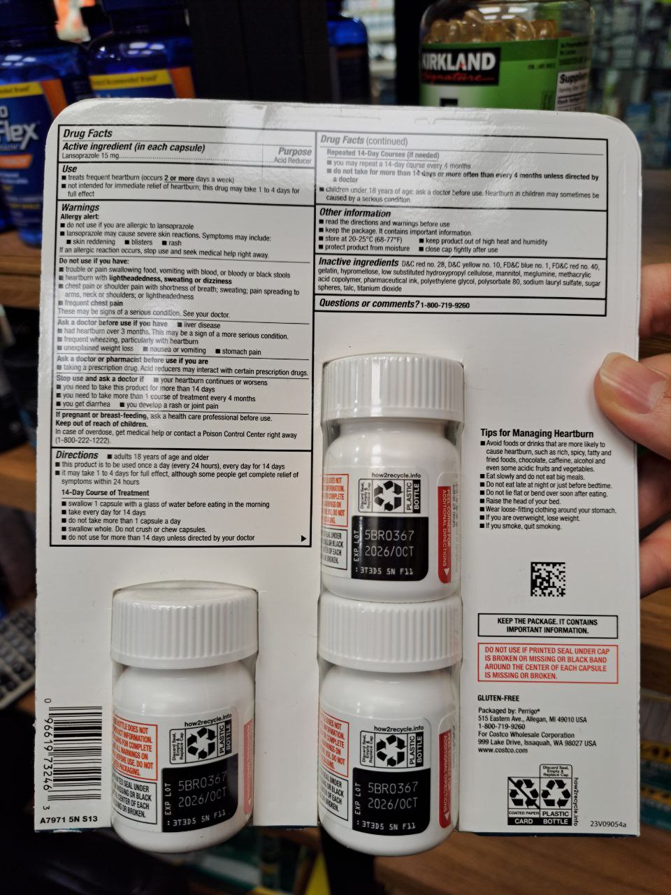 اسومپرازول منیزیم کرکلند Kirkland Esomeprazole Magnesium 4 اسومپرازول منیزیم کرکلند Kirkland Esomeprazole Magnesium