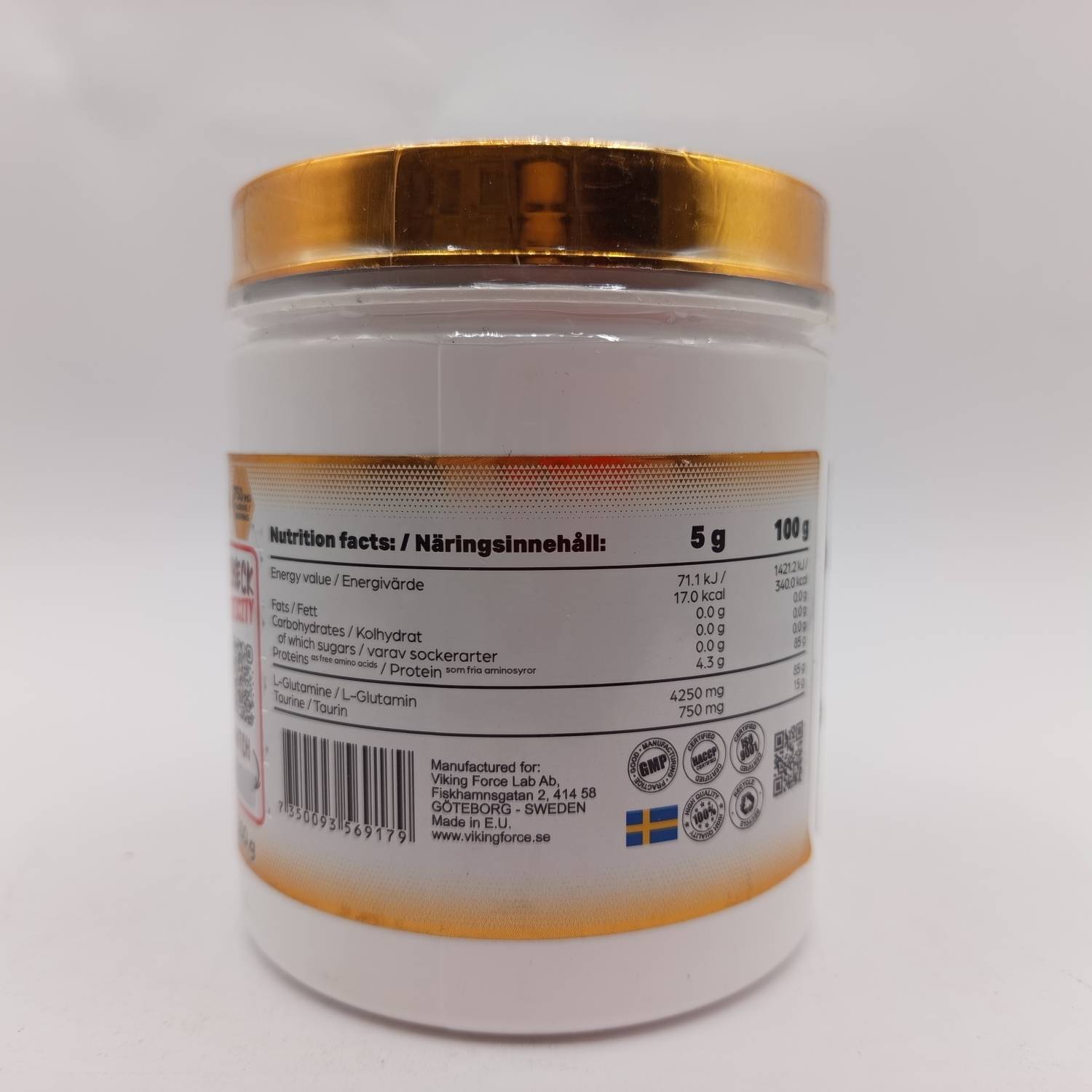 گلد گلوتامین و تائورین وایکینگ VIKING GOLD GLUTAMINE & TAURINE 4 گلد گلوتامین و تائورین وایکینگ VIKING GOLD GLUTAMINE & TAURINE