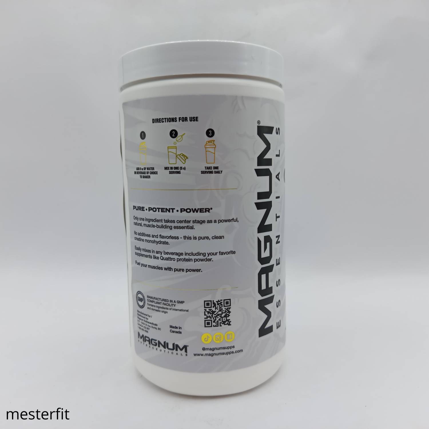 کراتین مگنوم 400 گرمی کانادا Magnum Creatine 100 4 کراتین مگنوم 400 گرمی کانادا Magnum Creatine 100