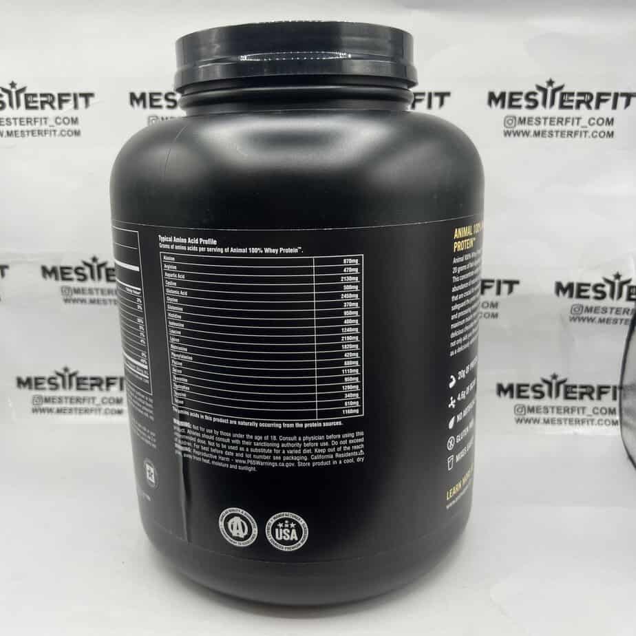 پروتئین انیمال وی یونیورسال Universal Nutrition Animal Whey 4 پروتئین انیمال وی یونیورسال Universal Nutrition Animal Whey - Image 4