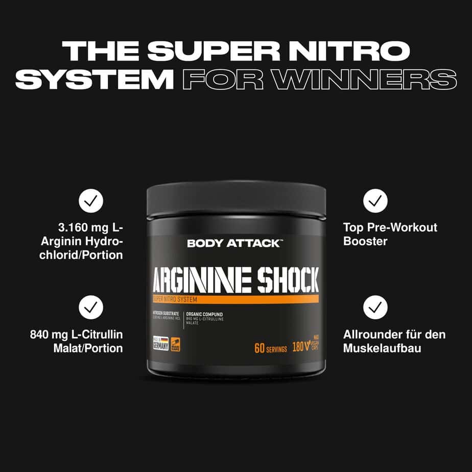 آرژنین شوک بادی اتک body attack arginine shock 2 آرژنین شوک بادی اتک