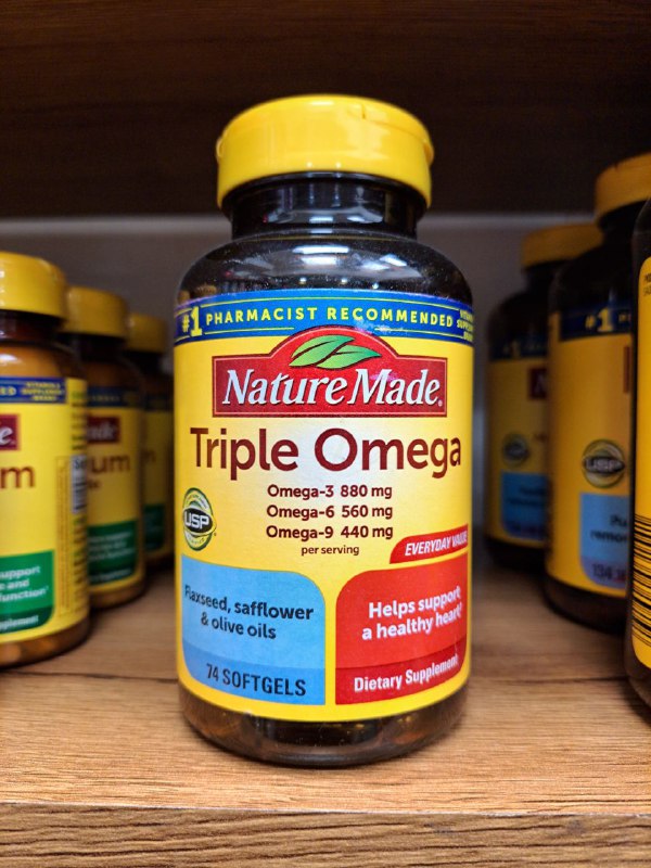 تریپل امگا نیچرمید Nature Made Triple Omega 2 تریپل امگا نیچرمید Nature Made Triple Omega