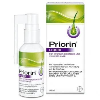 محلول پریورین مایع بایر Priorin® Liquid Bayer ضد ریزش و تقویت کننده مو 1 محلول پریورین مایع بایر Priorin® Liquid Bayer ضد ریزش و تقویت کننده مو