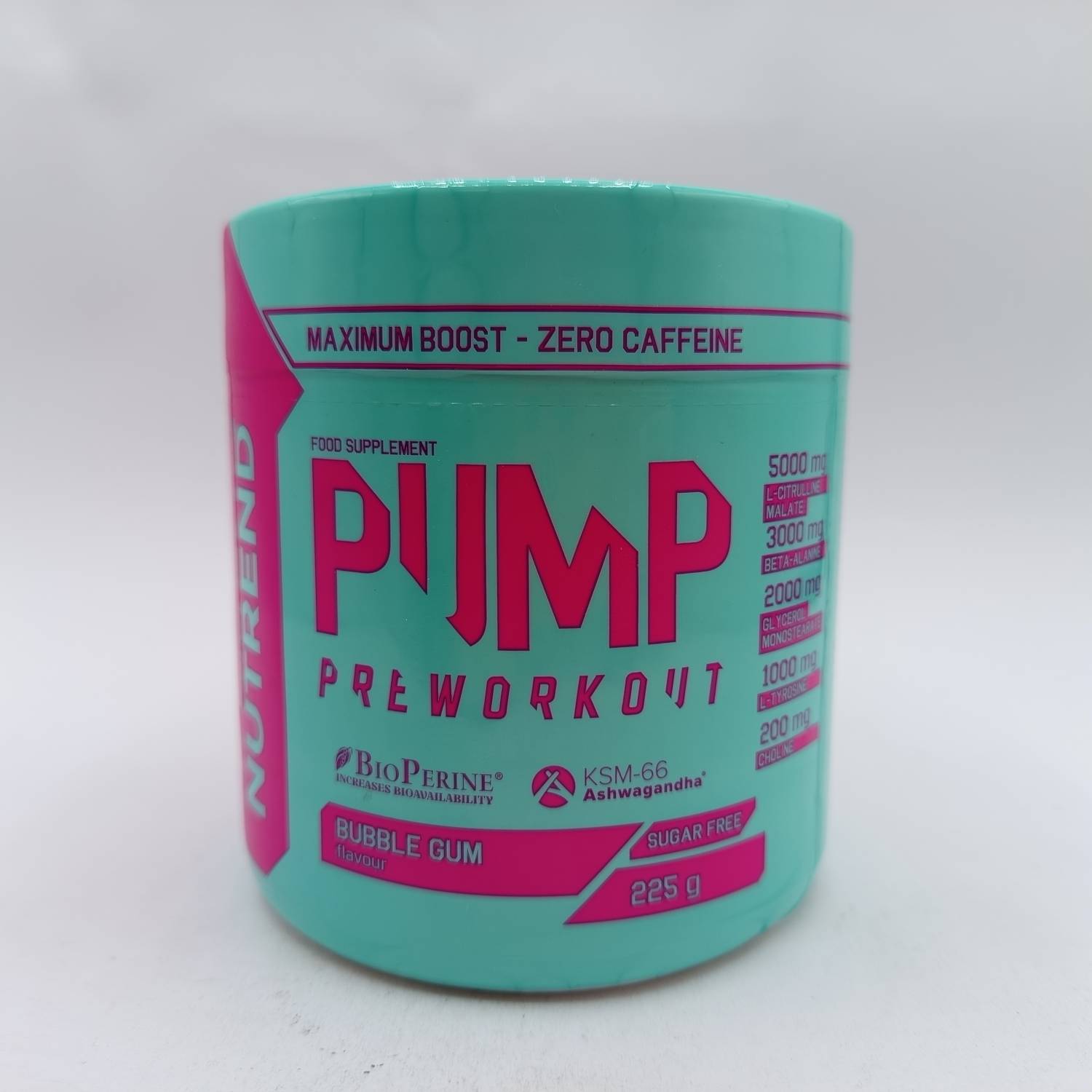 مکمل پمپ ناترند اصل 225 گرم NUTREND PUMP PRE-Workout 2 مکمل پمپ ناترند اصل 225 گرم NUTREND PUMP PRE-Workout