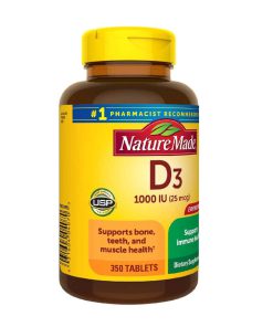 ویتامین دی نیچرمید Nature Made Vitamin D3 1000IU (25mcg)