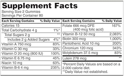 مولتی ویتامین پاستیلی بزرگسال کرکلند Kirkland Signature Adult Multivitamin 5 پاستیل مولتی ویتامین بزرگسالان کرکلند