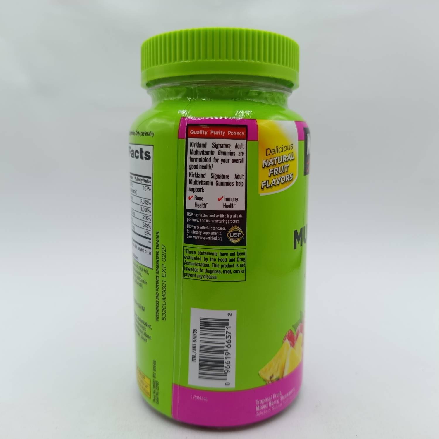 مولتی ویتامین پاستیلی بزرگسال کرکلند Kirkland Signature Adult Multivitamin 3 پاستیل مولتی ویتامین بزرگسالان کرکلند Kirkland Signature Adult Multivitamin