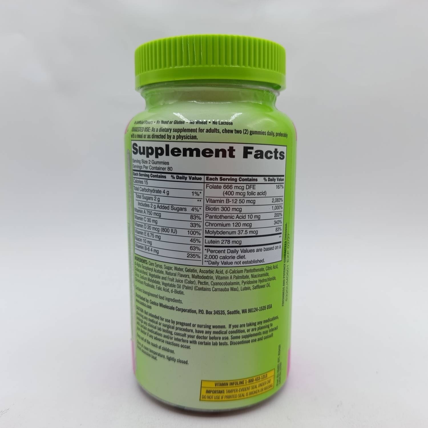 مولتی ویتامین پاستیلی بزرگسال کرکلند Kirkland Signature Adult Multivitamin 4 پاستیل مولتی ویتامین بزرگسالان کرکلند Kirkland Signature Adult Multivitamin