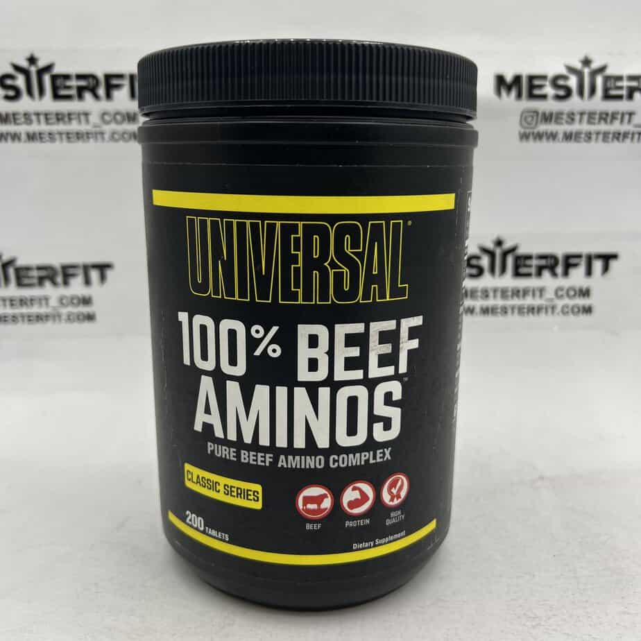 آمینو بیف یونیورسال 200 عددی Universal Nutrition 100% Beef Aminos 3 آمینو بیف یونیورسال 200 عددی Universal Nutrition 100% Beef Aminos - Image 3