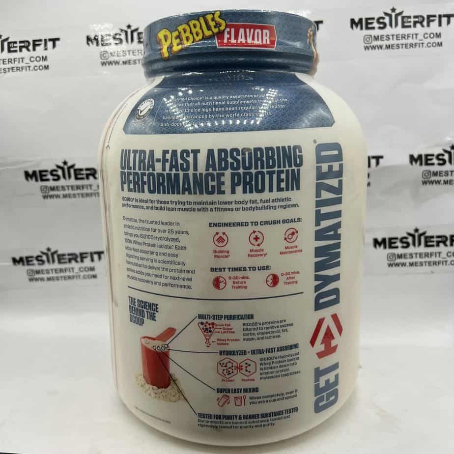 پروتئین وی ایزوله دایماتیز 100 اصل Dymatize ISO 100 Whey Protein Isolate 11 پروتئین وی ایزوله دایماتیز 100 اصل Dymatize ISO 100 Whey Protein Isolate - Image 11
