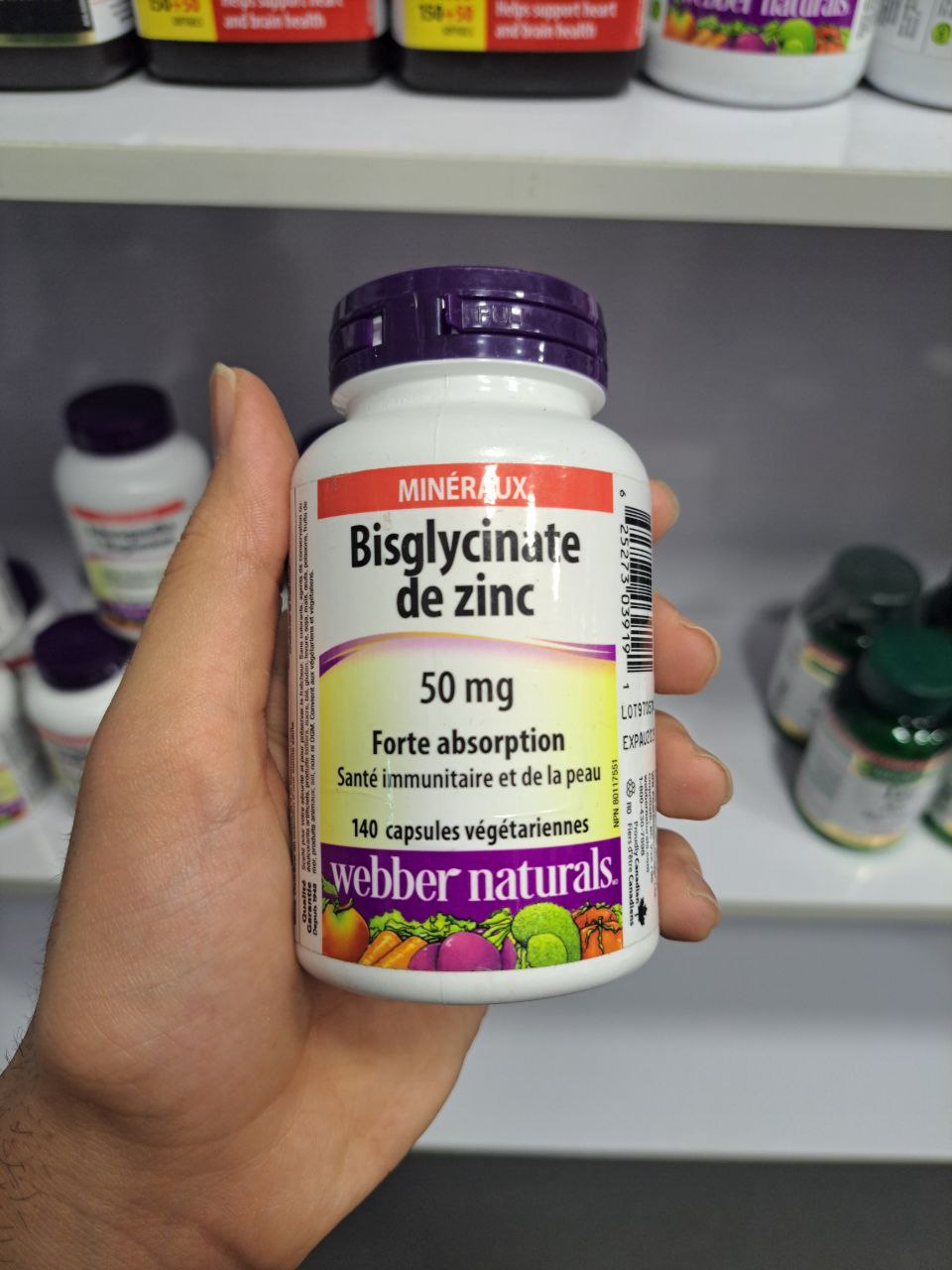 زینک بیس گلیسینات وبر نچرالز Webber Naturals Zinc Bisglycinate 50 mg 3 زینک بیس گلیسینات وبر نچرالز Webber Naturals Zinc Bisglycinate 50 mg
