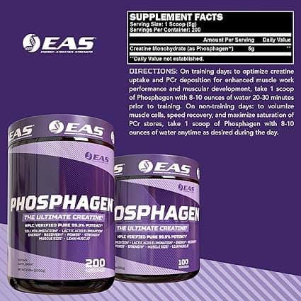 کراتین فسفاژن ای آ اس Phosphagen Ultimate Creatine Powder EAS 2 کراتین فسفاژن ای آ اس