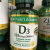 ویتامین د3 نیچرز بونتی 400 عددی Nature's Bounty Vitamin D3 125 mcg