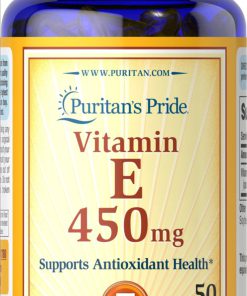 ویتامین ای برند  Vitamin E 450 mg Puritan's Pride مقدار 450 میلی‌گرم