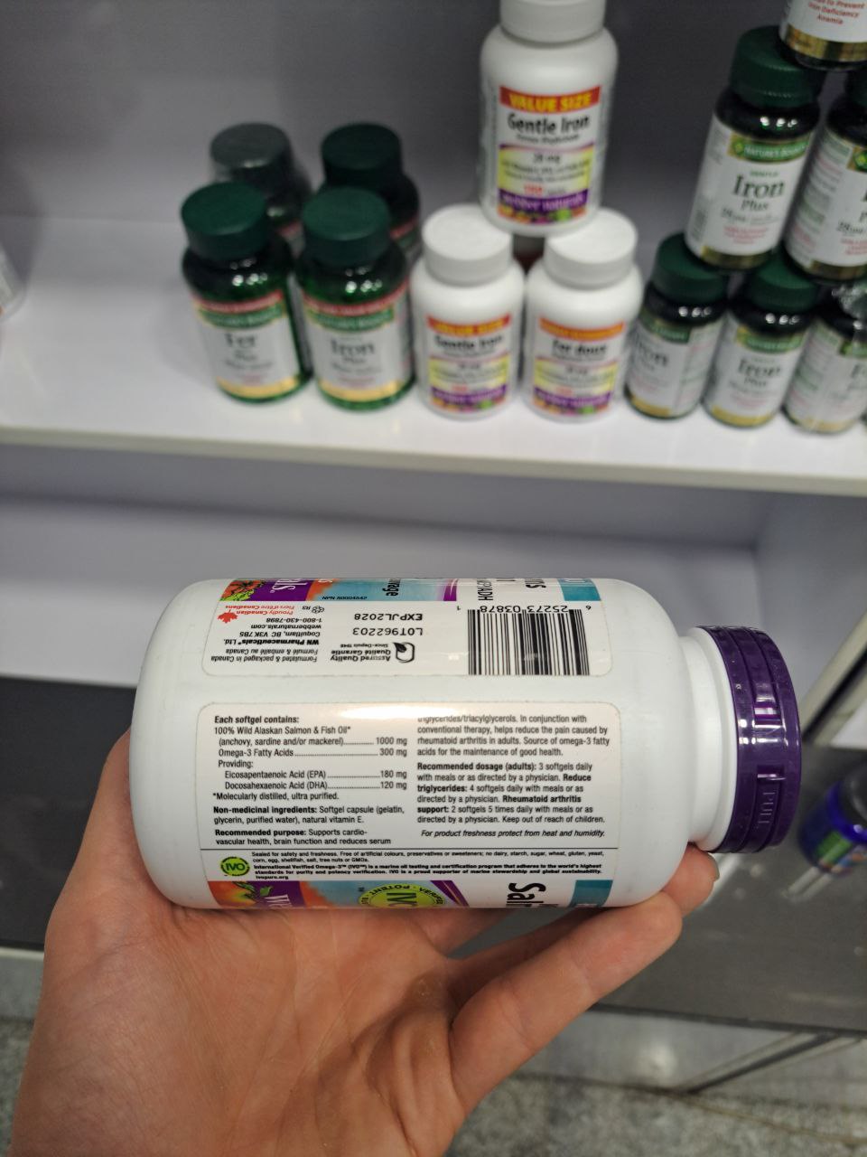 روغن ماهی سالمون آلاسکا آزاد وبر نچرالز 220 عددی Webber Naturals Wild Alaskan Salmon Oil 7 روغن ماهی سالمون آلاسکا آزاد وبر نچرالز 220 عددی Webber Naturals Wild Alaskan Salmon Oil
