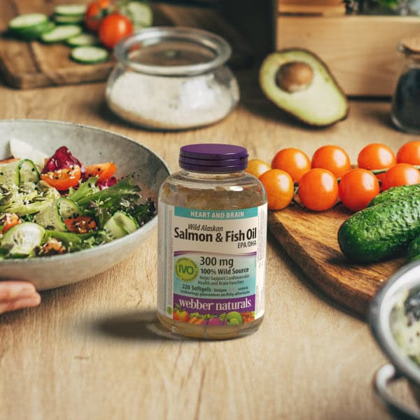 روغن ماهی سالمون آلاسکا آزاد وبر نچرالز 220 عددی Webber Naturals Wild Alaskan Salmon Oil 4 روغن ماهی سالمون آلاسکا آزاد وبر نچرالز