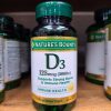 ویتامین د3 نیچرز بونتی Nature's Bounty Vitamin D3 125 mcg