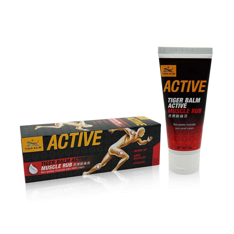 پماد تسکین درد عضلانی اکتیو تایگر بالم 60 گرمی Tiger Balm Active Muscle Rub 1 پماد تسکین درد عضلانی اکتیو تایگر بالم 60 گرمی