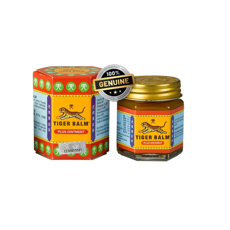 پماد پلاس تایگر بالم 30 گرمی Tiger Balm Plus Ointment 1 پماد پلاس تایگر بالم 30 گرمی