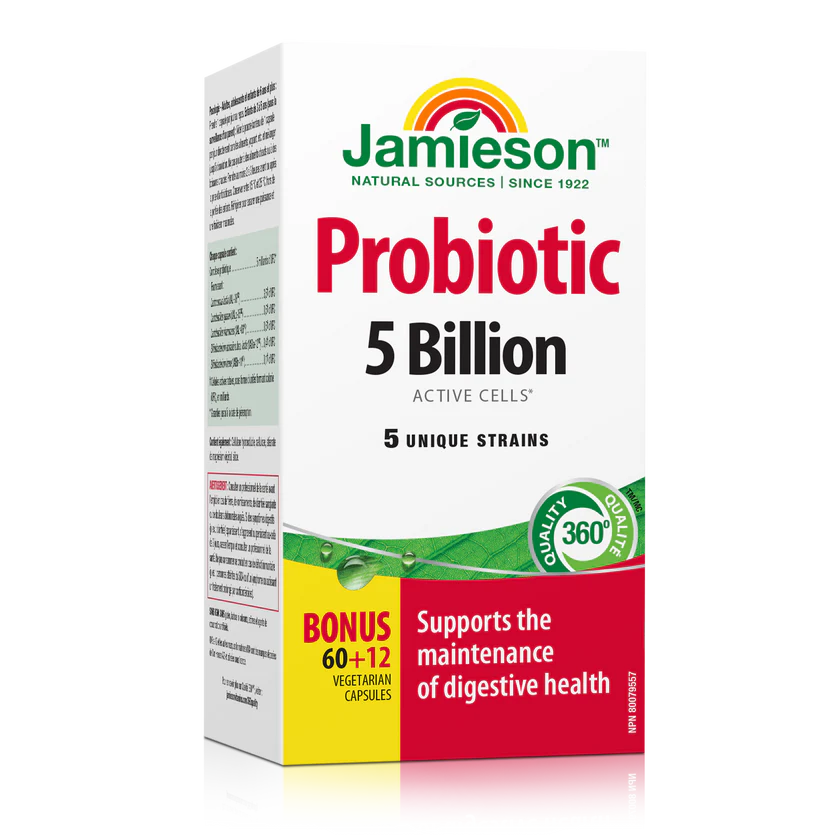 پروبیوتیک جمیسون ۵ میلیارد JAMIESON PROBIOTIC 5 BILION 1 پروبیوتیک ۵ بیلیارد جمیسون