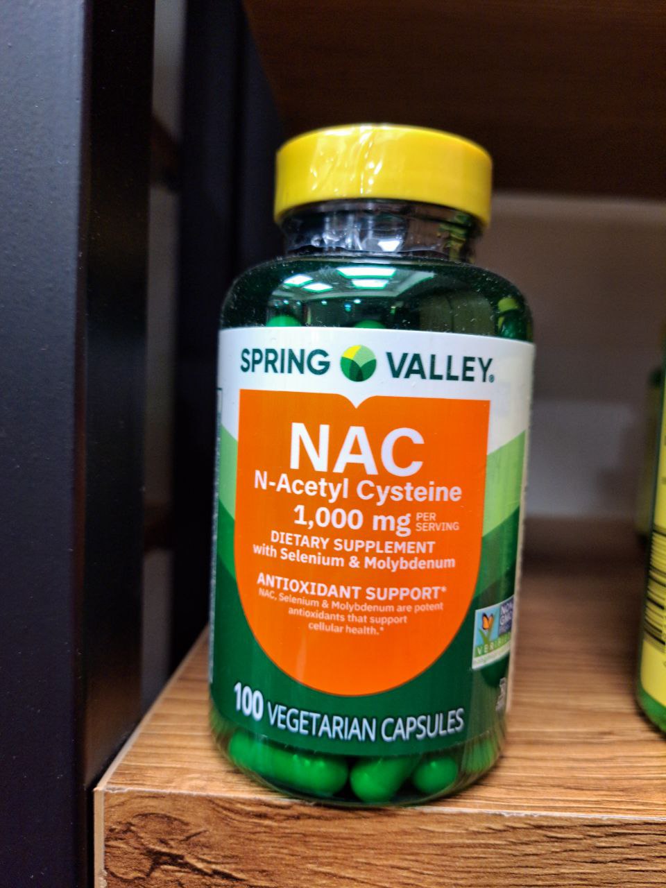 ان استیل ال سیستئین اسپرینگ والی Spring Valley NAC 1000mg 5 ان استیل ال سیستئین NAC اسپرینگ والی 100 عددی Spring Valley NAC N-Acetyl Cysteine 1,000mg