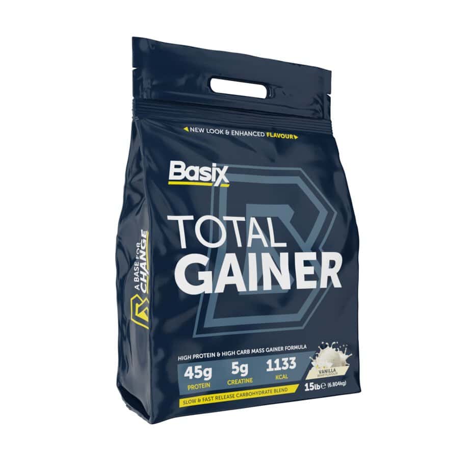توتال گینر بیسیکس 15 پوندی Basix Total Gainer 1 توتال گینر بیسیکس 15 پوندی