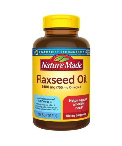 روغن دانه کتان نیچرمید 100 عددی