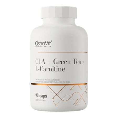 سی ال ای و چای سبز و ال کارنیتین اوستروویت 90 عددی OstroVit CLA + Green Tea + L-carnitine 1 سی ال ای و چای سبز و ال کارنیتین اوستروویت