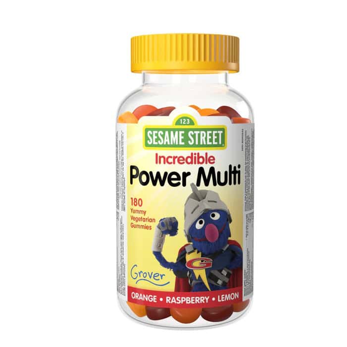 پاستیل مولتی ویتامین کودکان مولتی پاور سسمی استریت 180 عددی Sesame Street® Power Multivitamin Gummies 1 پاستیل مولتی ویتامین کودکان مولتی پاور سسمی استریت