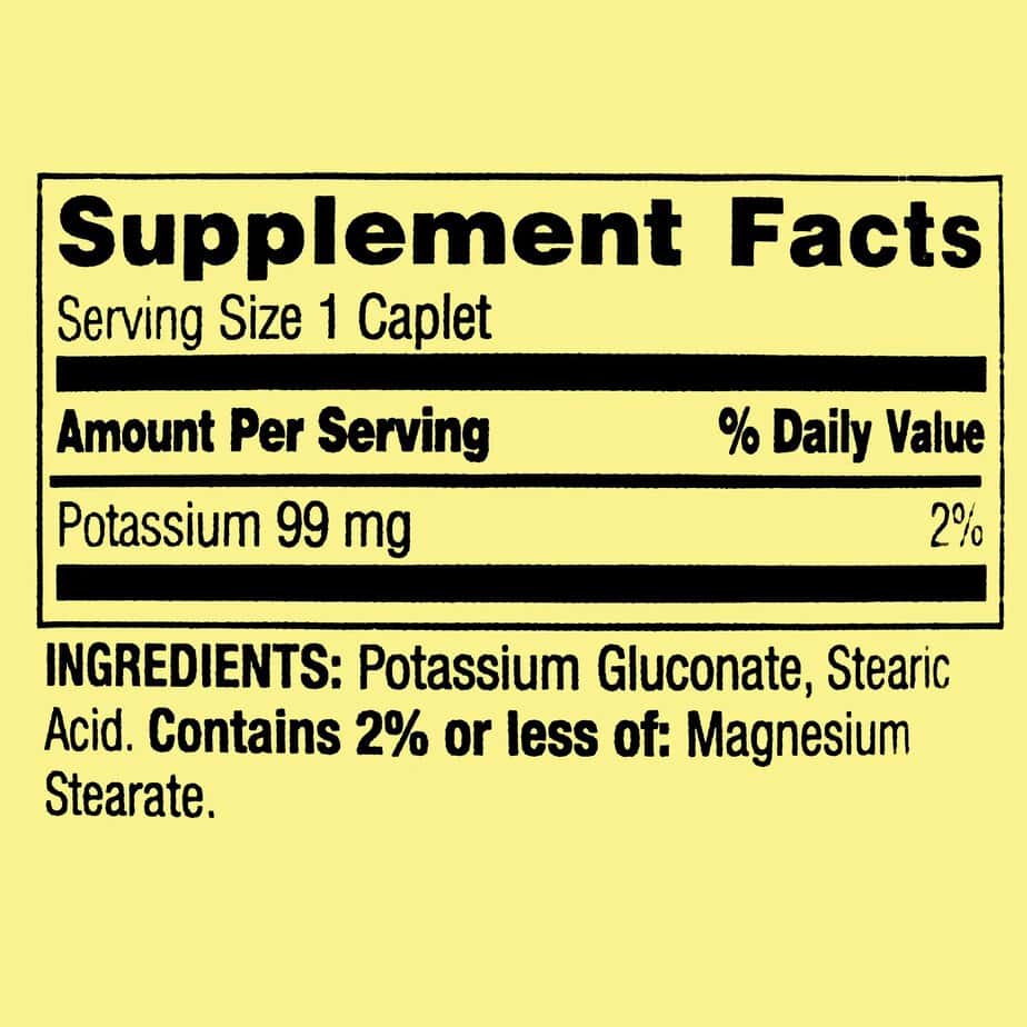 پتاسیم اسپرینگ والی 250 عددی Spring Valley Potassium 99 mg 4 پتاسیم اسپرینگ والی 250 عددی