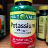 پتاسیم اسپرینگ والی 250 عددی Spring Valley Potassium 99 mg 5 پتاسیم اسپرینگ والی 250 عددی Spring Valley Potassium 99 mg