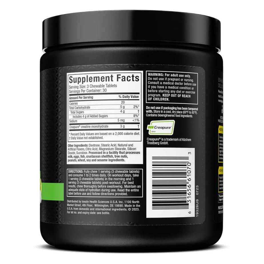 کراتین جویدنی ماسل تک 90 عددی MuscleTech Creatine Chews 2 کراتین جویدنی ماسل تک