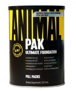 مکمل چندکاره انیمال پک یونیورسال 30 پک Universal ANIMAL PAK