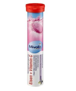 قرص جوشان آهن و ویتامین سی میوولیس Mivolis Eisen + Vitamin C