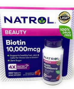 قرص بیوتین ناترول 250 عدد Natrol Biotin 10,000mcg