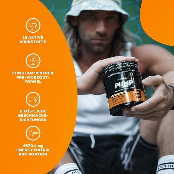 پمپ بایوتک بدون کافئین BioTech Pump Caffeine Free 5 پمپ بایوتک بدون کافئین BioTech Pump Caffeine Free