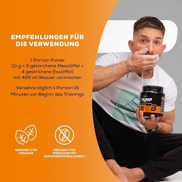 پمپ بایوتک بدون کافئین BioTech Pump Caffeine Free 6 پمپ بایوتک بدون کافئین BioTech Pump Caffeine Free